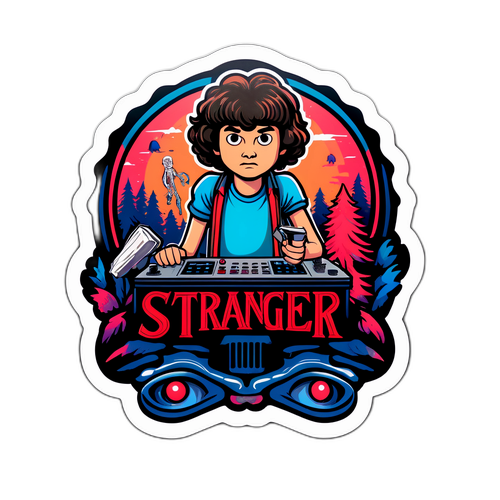Stiker Bertemakan Netflix: Stranger Things