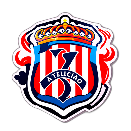 Samolepka s logem Atlético Madrid