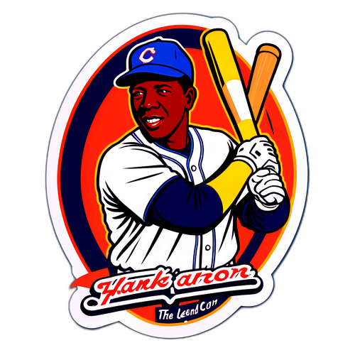 Hank Aaron: The Legend Sticker