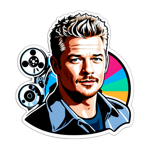 Hollywood-sticker med Eric Dane