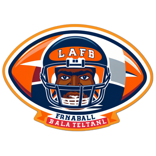 Vintage NFL Football Klistermærke