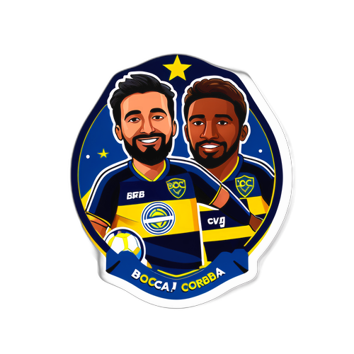 Una pegatina de un partido soñado entre Boca Juniors y Central Córdoba