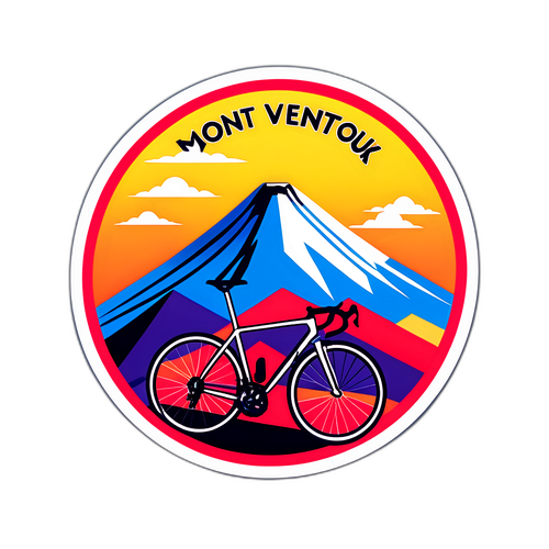 Mont Ventoux Cykel Klistermærke