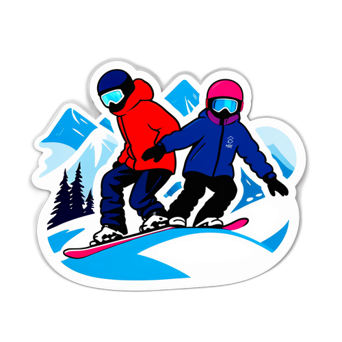 Друзі на сноуборді