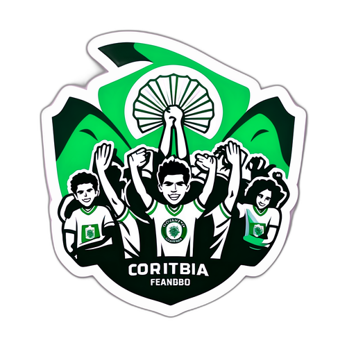 Stiker Modern Pendukung Coritiba