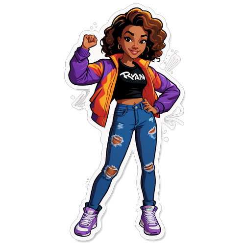 Sticker Divertente di Ryan Kiera Armstrong