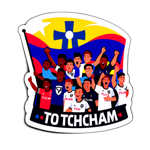 Tottenham - Fulham Fanit Kannattamassa