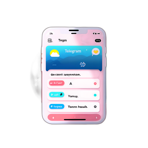 עיצוב ממשק יישום הודעות רגוע לטלגרם