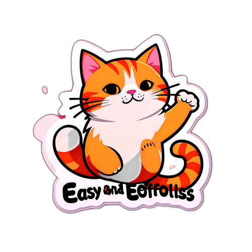 Котик, практикующийся в кикфите