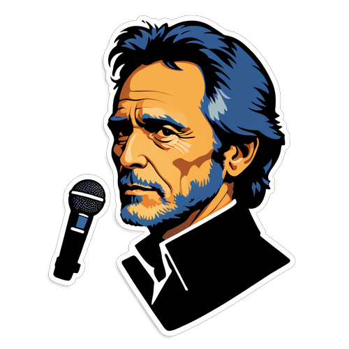 Melodic Essence: The JD Souther Portrait Sticker