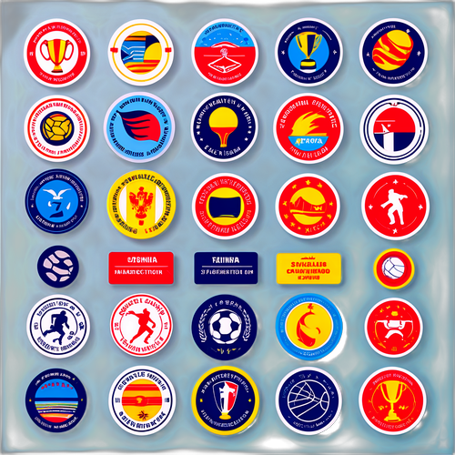 Những nhãn dán cho các sự kiện thể thao lớn với quy tắc và quy định tham gia