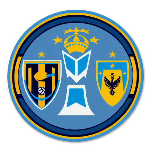 Stickers dwóch drużyn piłkarskich: Inter i Lazio