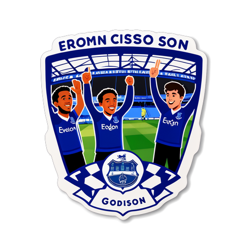 Sticker ya Hali ya Mechi ya Everton