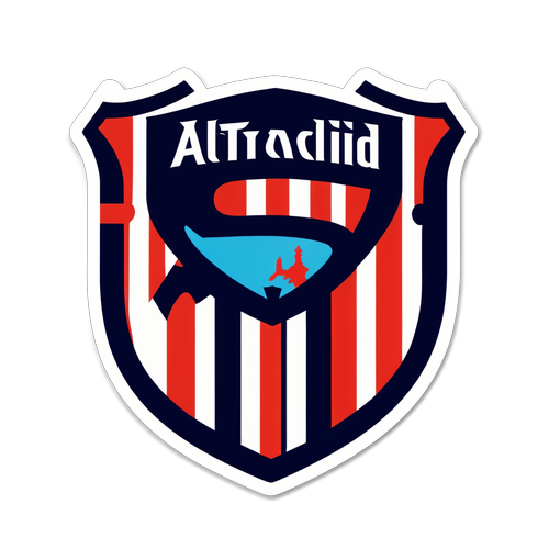 Stiker Logo Atlético Madrid