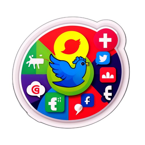 Conception d'un autocollant inspiré par 'Truth Social'