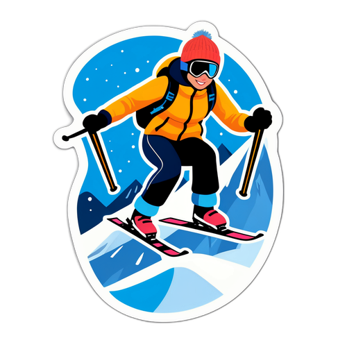 Ein beeindruckender Skiabstieg von Alice Robinson