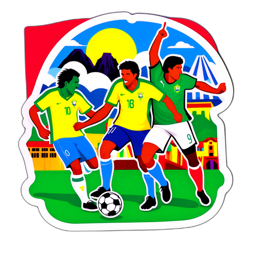 Perlawanan Bola Sepak Antara Bolivia dan Brazil