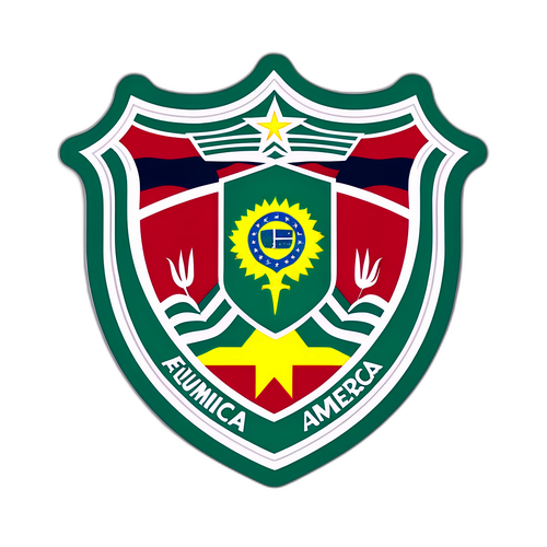 Diseño de sticker de Fluminense y América