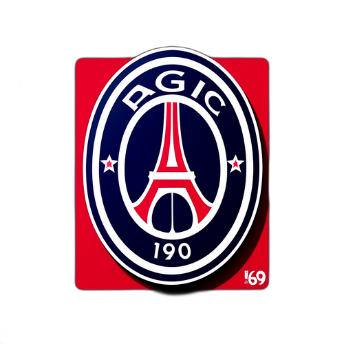Ретро значок "PSG 1900"