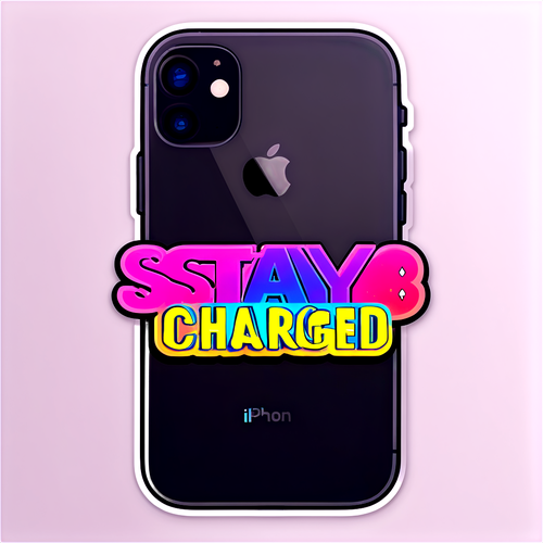 Stay Charged Motivational Sticker