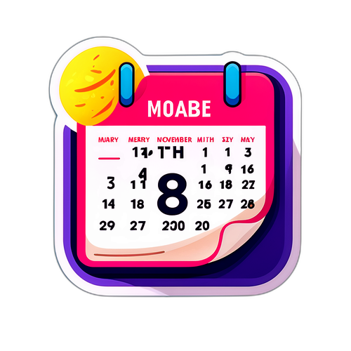 Calendar cu 8 Noiembrie