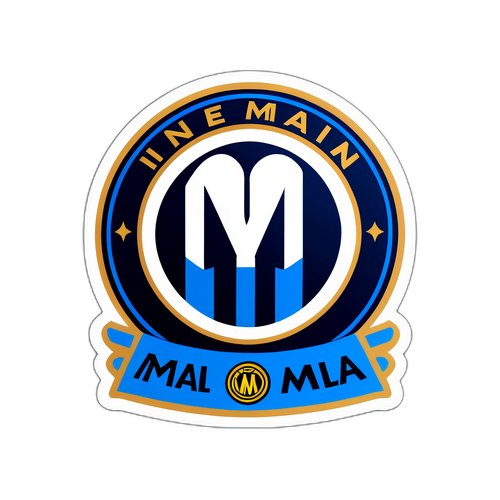 Inter Mailand Logo Aufkleber im Modernen Design