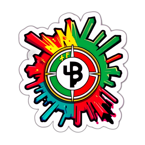 Chapa ya FC Portugal iliyorejewa kama sticker ya graffiti