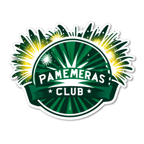 Autocollant de Célébration du Club Palmeiras