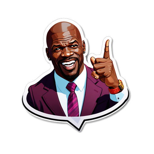 Lively Caricature of Terry Crews