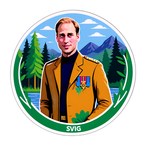 Prinz William in der Natur