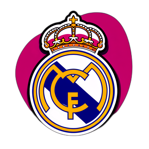 Sticker ng Real Madrid Basketball Team