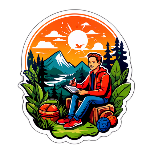 Tetování Jesse Van Rootselaara v přírodním prostředí