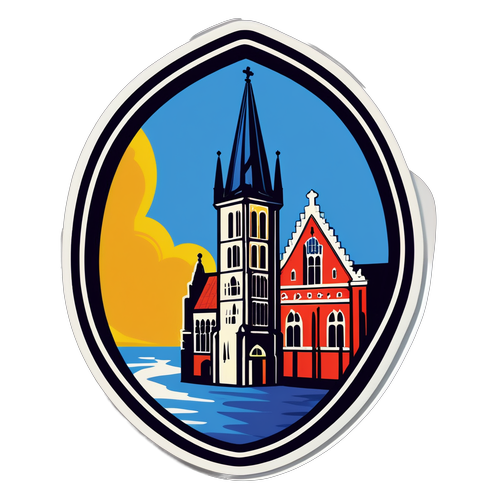 AA Gent's Trefpunt Sticker: Een Kleurrijke Viering van Trots en Erfenis!