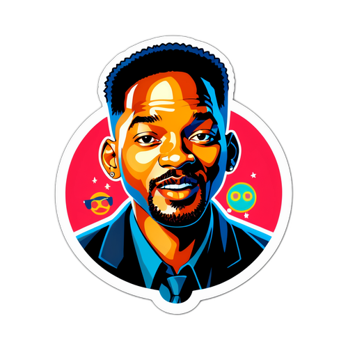 Scène stylisée de Will Smith