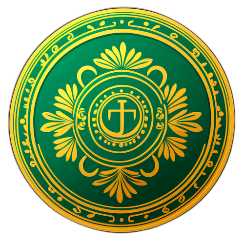 Минималистский дизайн таджикского сомони в форме монет с орнаментами