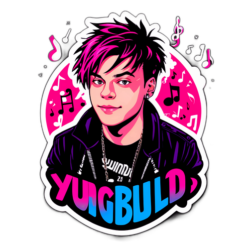 Wibrująca naklejka Yungblud