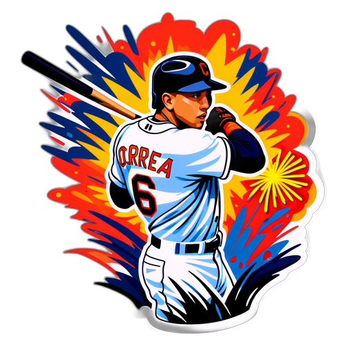 Carlos Correa Action Pose Sticker