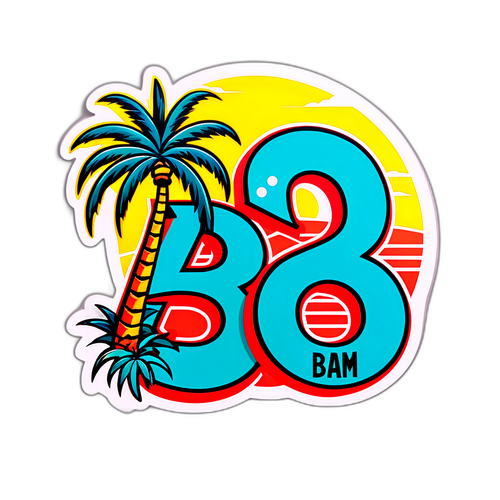 Miami-Inspired Bam Adebayo Jersey Number Design