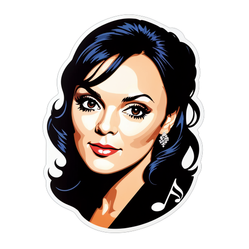 Glamour og Musik: Martine McCutcheon Sticker