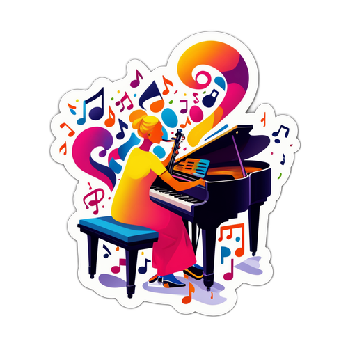 Musiikkisticker Maija Vilkkumaasta