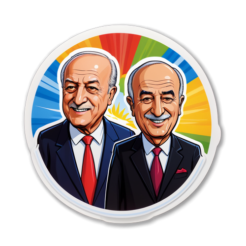 Şok Edici! Bahçeli ve Çakıcı'nın Eğlenceli Karikatürleriyle Dolu Renkli Sticker Dünyası!