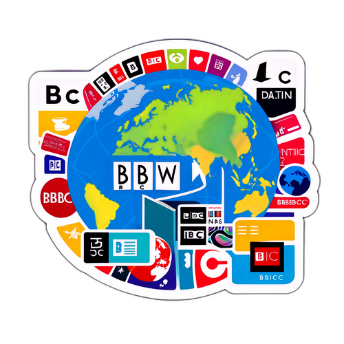 BBC-Logo ja Maailman Kartat