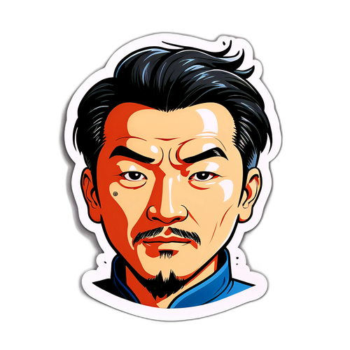 神博揚的卡通化面孔