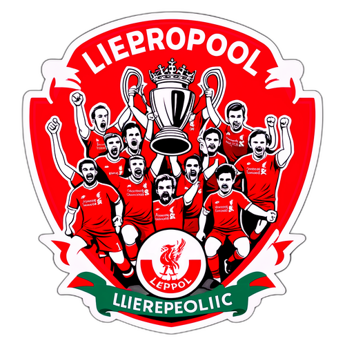 Championshipsieger Liverpool FC Aufkleber