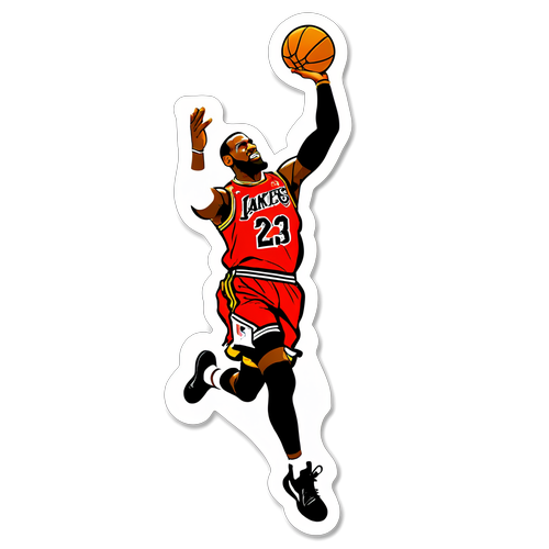 LeBron Jamesin Slam Dunk - Tarra