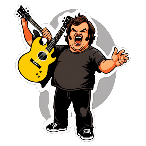 Tenacious D:n Energisin Esiintyjä! Jack Black ja Kyle Gass Rockaavat Lavalla!