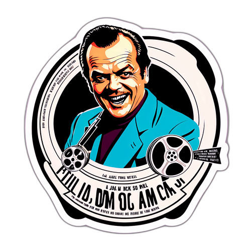 Vintage Jack Nicholson Film Sticker
