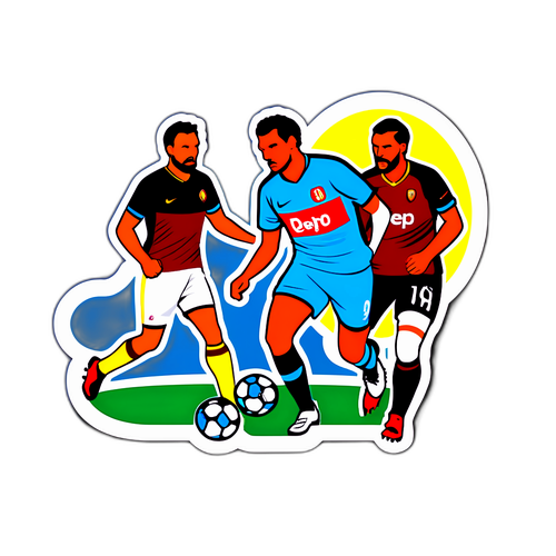 สติกเกอร์นับคะแนน Napoli vs. Roma