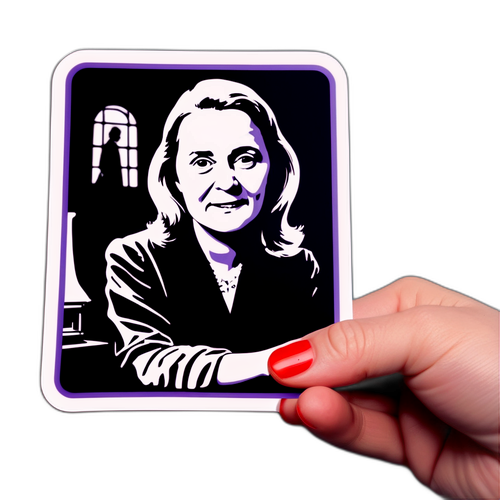 Uhyggelig klistermærke af Ilse Koch