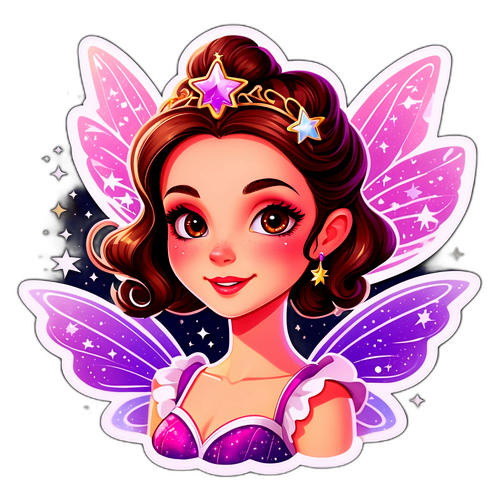 Portrét Natálie Kotkové jako pohádkové postavy